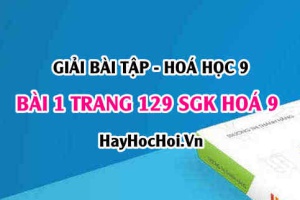 Giải bài 1 trang 129 SGK Hoá 9 bài 40: Dầu mỏ và khí thiên nhiên